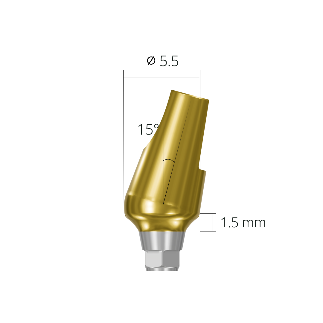 aab155515n*abutment*15 1.5 hex