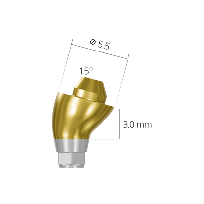 asa551510rh*abutment*3.0 15 hex