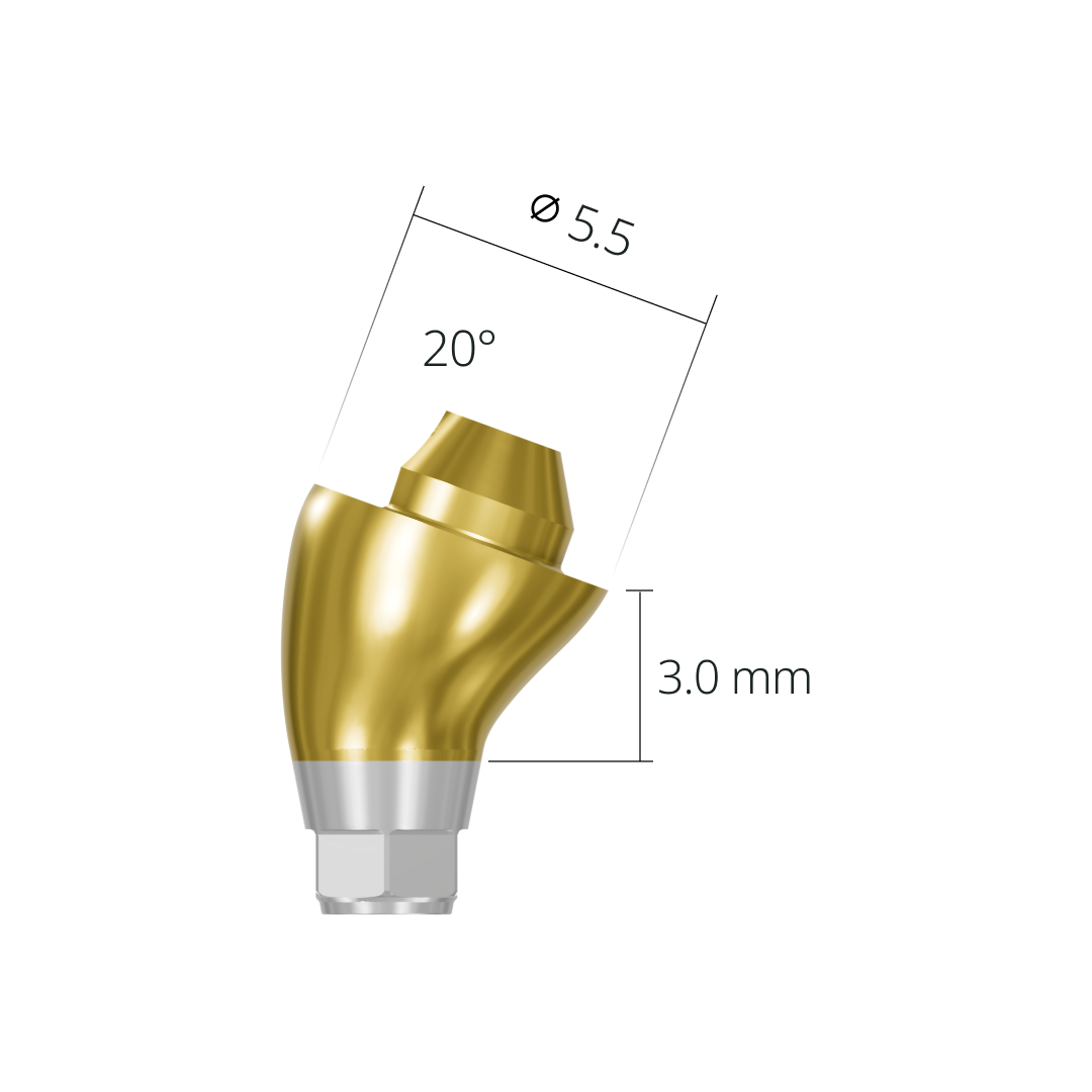 asa552030rh*abutment*3.0 20 hex