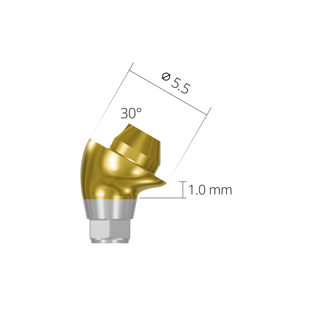 asa553010rh*abutment*1.0 3.0 hex