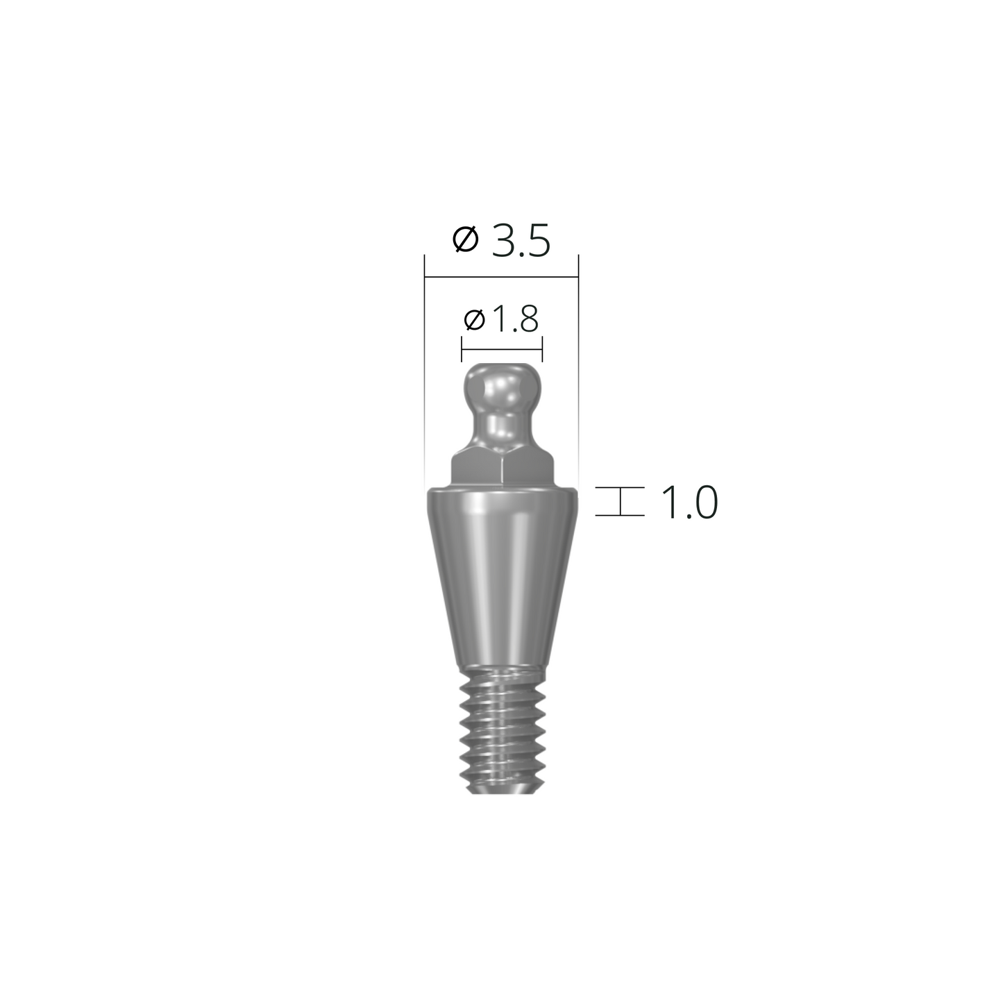 bab351018*dimension*Ø3.5 1.0 mm