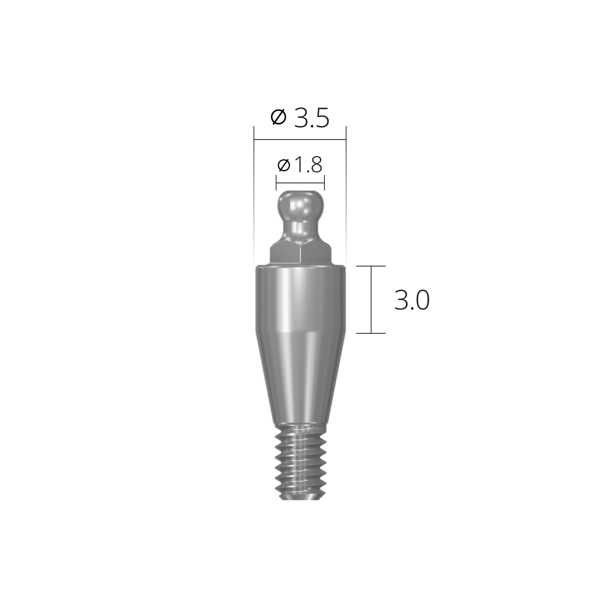 bab353018*dimension*Ø3.5 3.0 mm