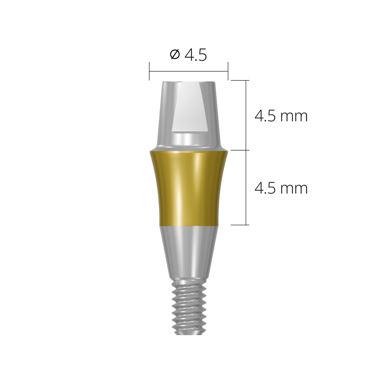 cab4545s*abutment*4.5 4.5 short