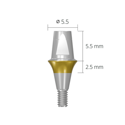 cab5525*abutment*5.5 2.5 long