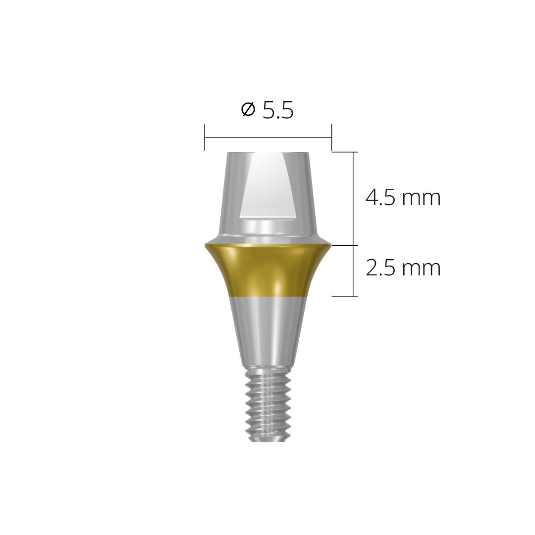 cab5525s*abutment*5.5 2.5 short