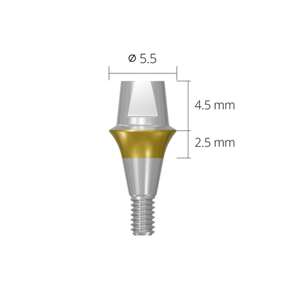 cab5525s*abutment*5.5 2.5 short