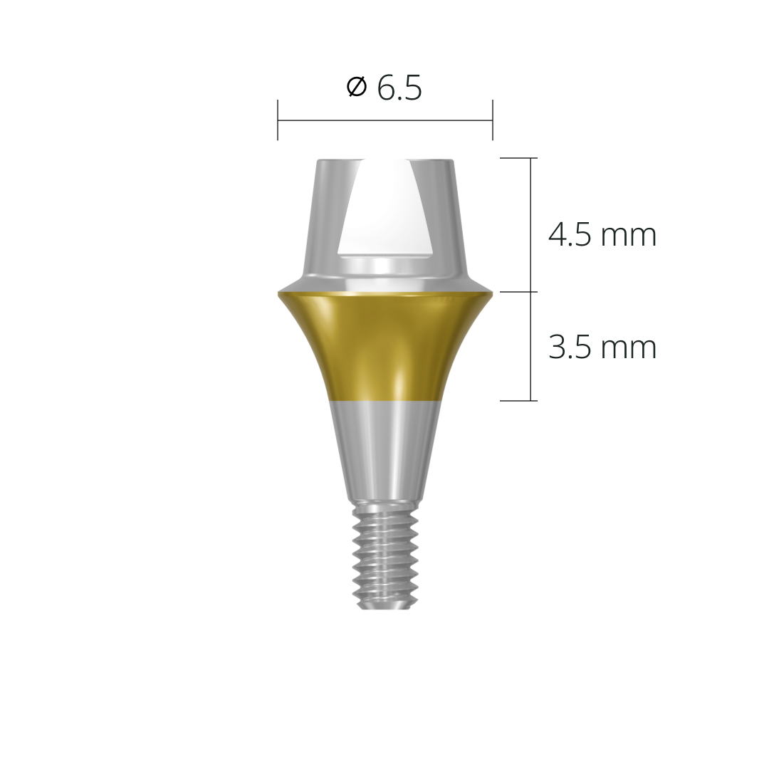 cab6535s*abutment*6.5 3.5 short