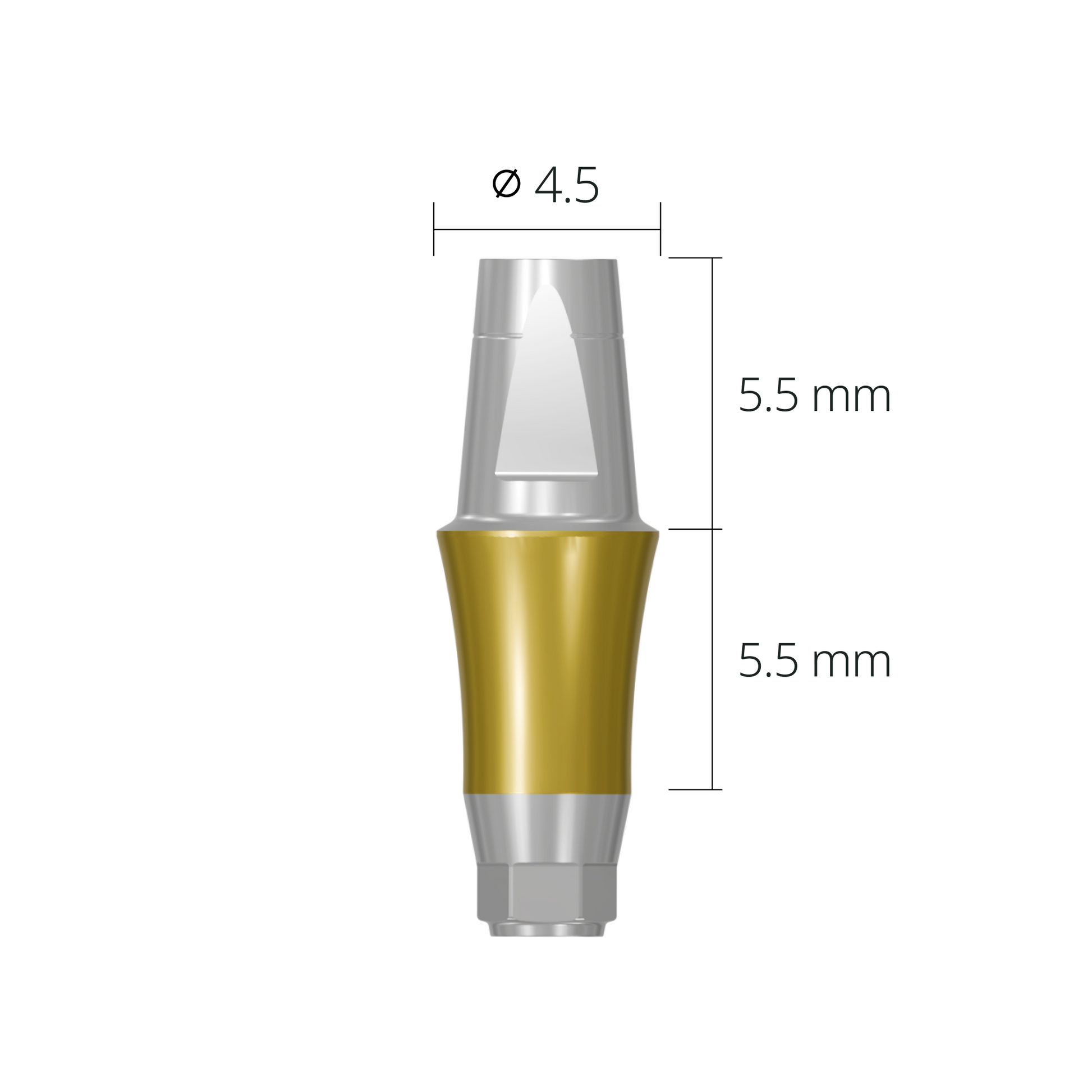 dab4555h*abutment*4.5 5.5 hex