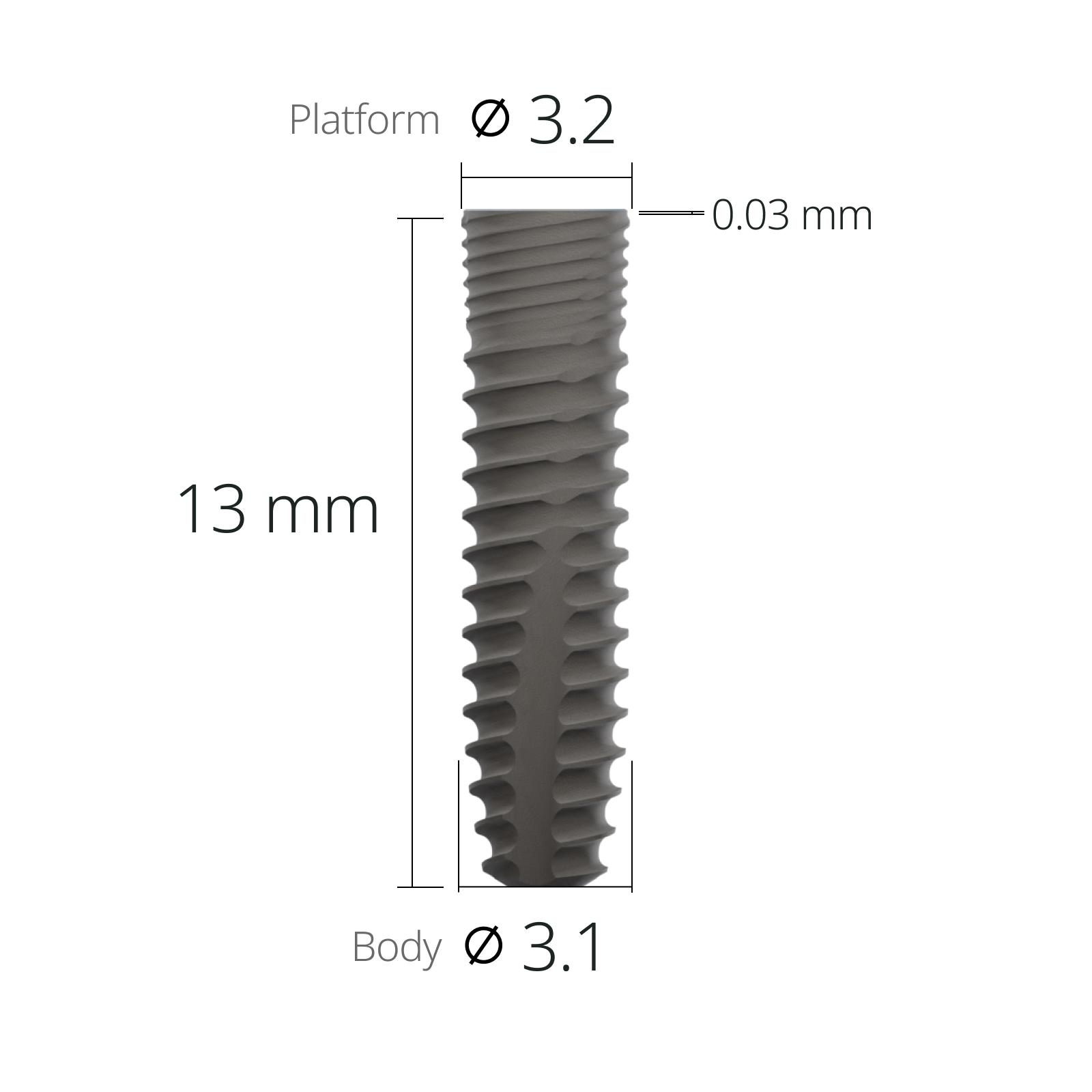 gfx3013s*dimension*13mm