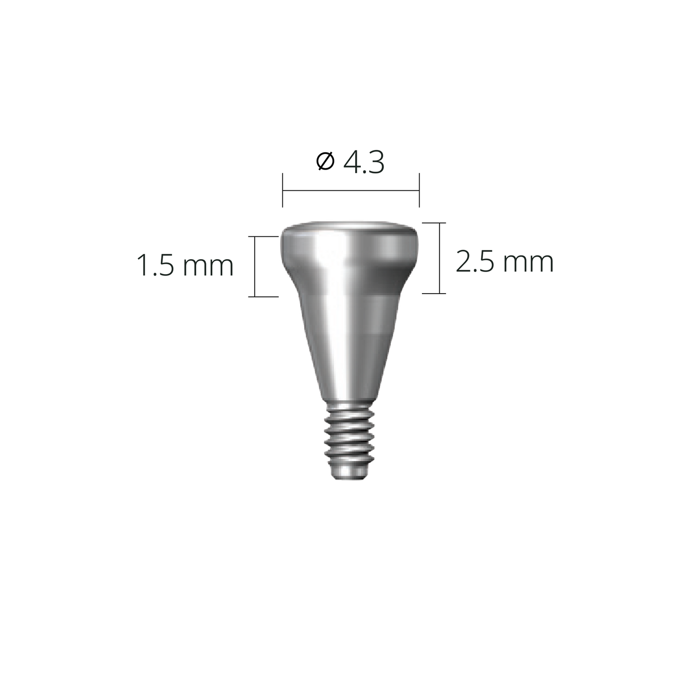 ghab431525*dimension*Ø4.3 1.5mm