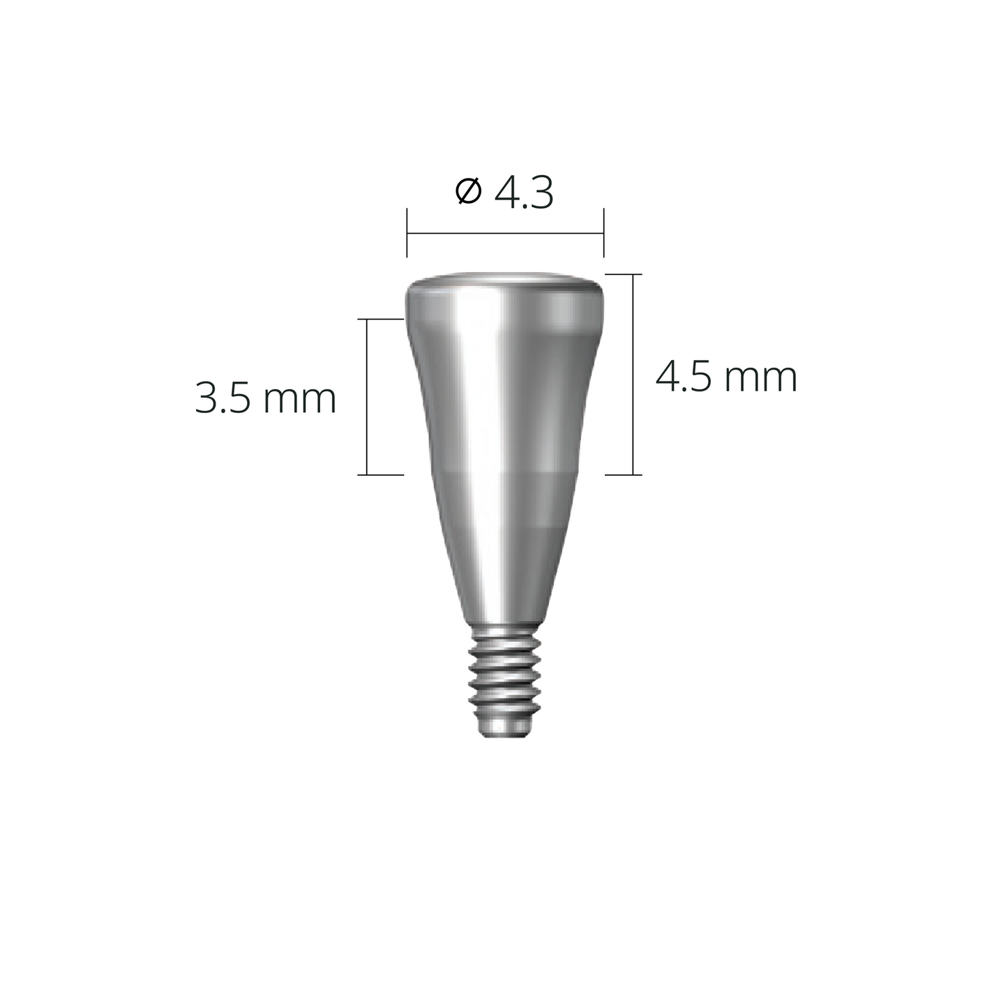 ghab433545*dimension*Ø4.3 3.5mm