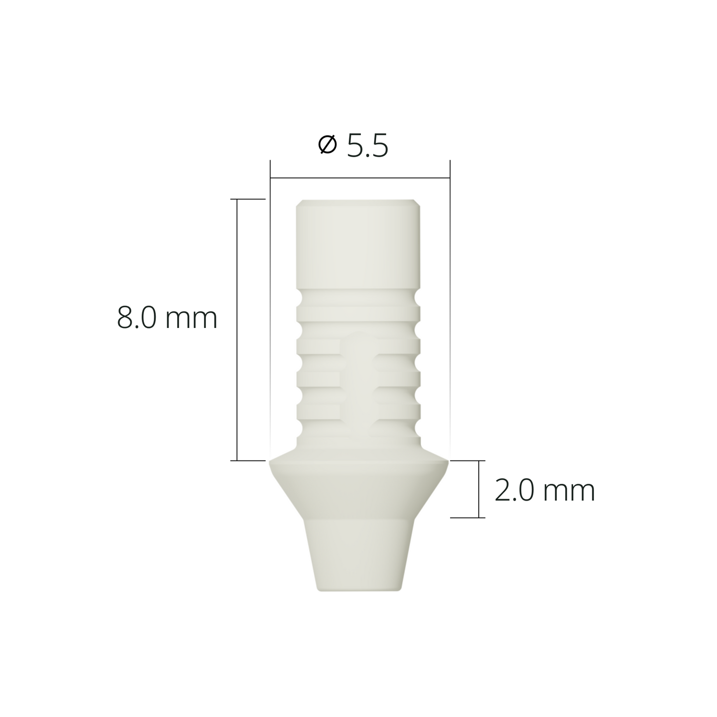 rab5520pnl*dimension*Ø5.5 2.0mm non-hex