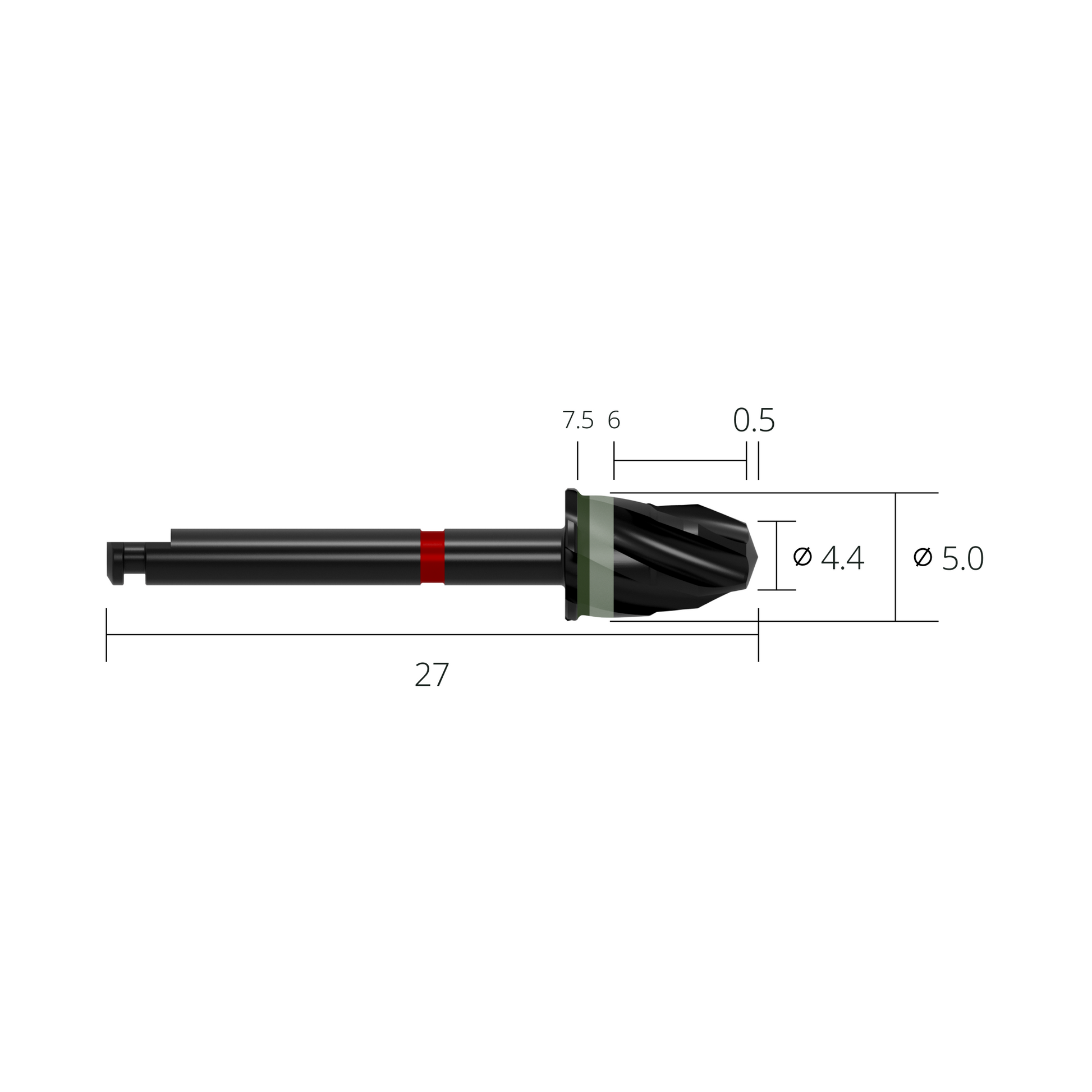 xfc5007*dimension*Ø5.0